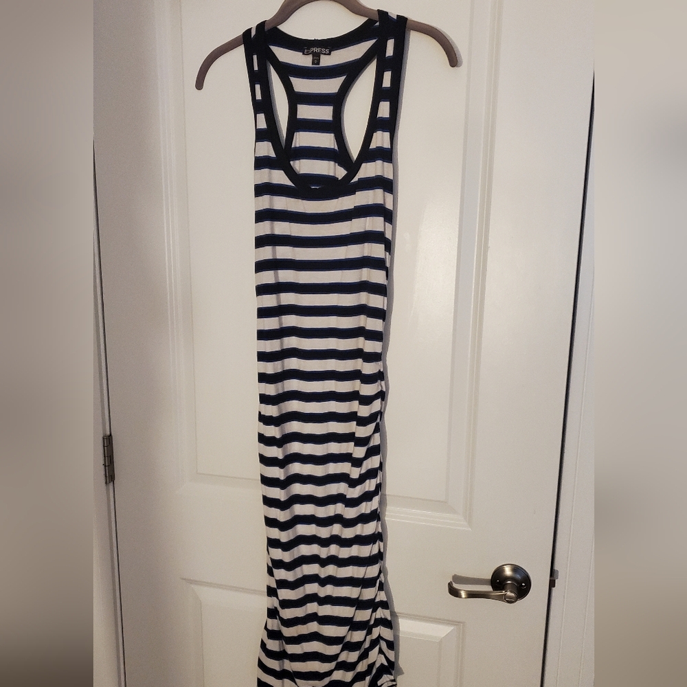 Striped Sleeveless Dress